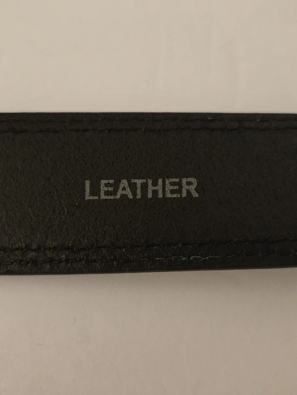 Dickies Mens Black Leather Belt 1.5